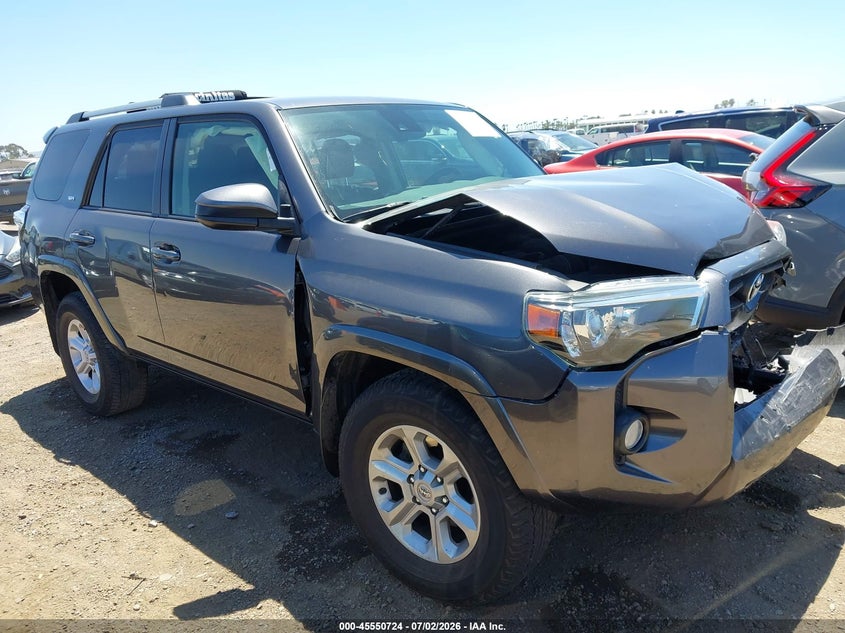 2020 Toyota 4runner VIN JTEZU5JR9L5218561 IAAI salvage auction — FRONT END, Salvage Title, sold $7,400 on 2026-07-29 (photo 1)
