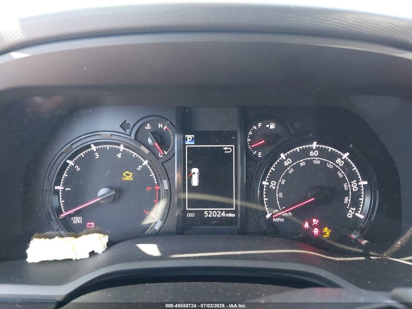 2020 Toyota 4runner VIN JTEZU5JR9L5218561 IAAI salvage auction — FRONT END, Salvage Title, sold $7,400 on 2026-07-29 (photo 7)