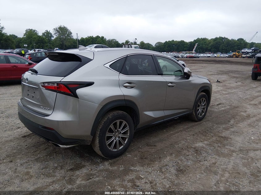 2017 Lexus Nx VIN JTJBARBZ8H2129249 IAAI salvage auction — NORMAL WEAR, Clear (New Jersey), sold $11,600 on 2026-07-14 (photo 4)
