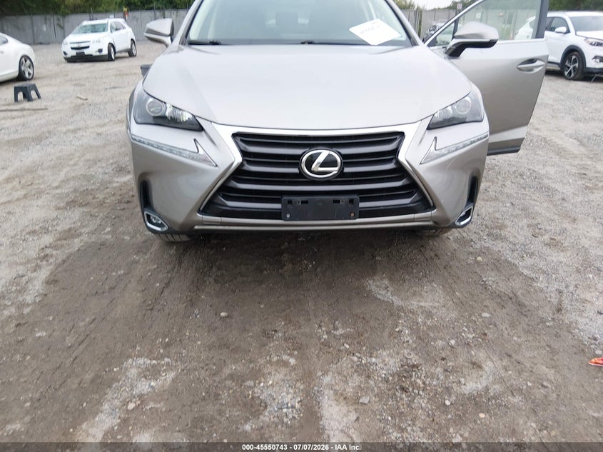 2017 Lexus Nx VIN JTJBARBZ8H2129249 IAAI salvage auction — NORMAL WEAR, Clear (New Jersey), sold $11,600 on 2026-07-14 (photo 6)