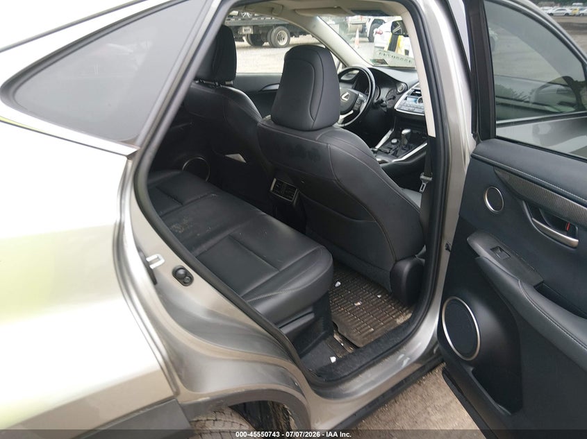 2017 Lexus Nx VIN JTJBARBZ8H2129249 IAAI salvage auction — NORMAL WEAR, Clear (New Jersey), sold $11,600 on 2026-07-14 (photo 8)