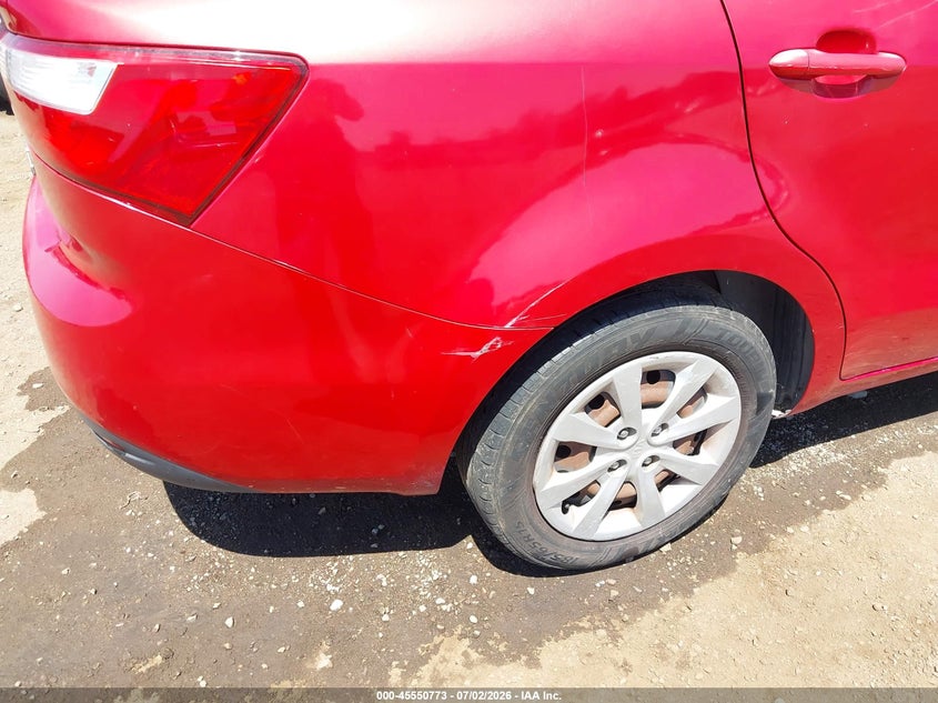 2013 Kia Rio VIN KNADN4A30D6120321 IAAI salvage auction — NORMAL WEAR, Clear - Dealer Only (California), sold $875 on 2026-07-29 (photo 6)