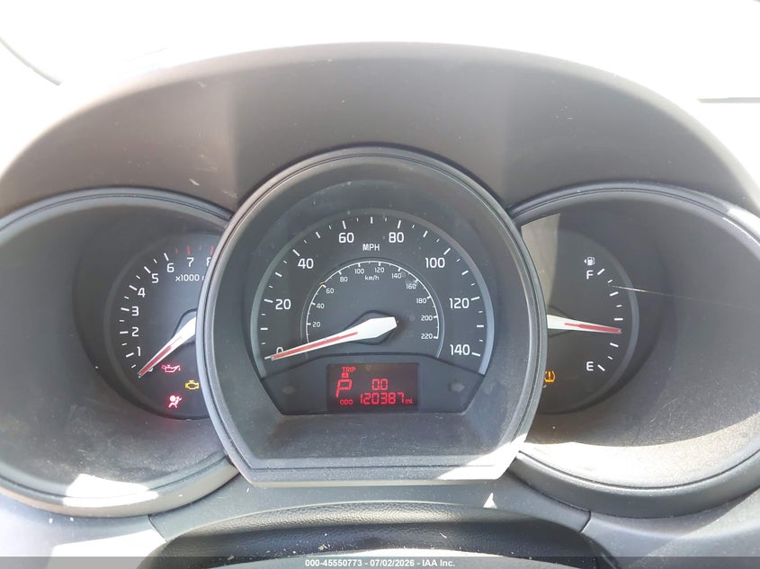 2013 Kia Rio VIN KNADN4A30D6120321 IAAI salvage auction — NORMAL WEAR, Clear - Dealer Only (California), sold $875 on 2026-07-29 (photo 7)