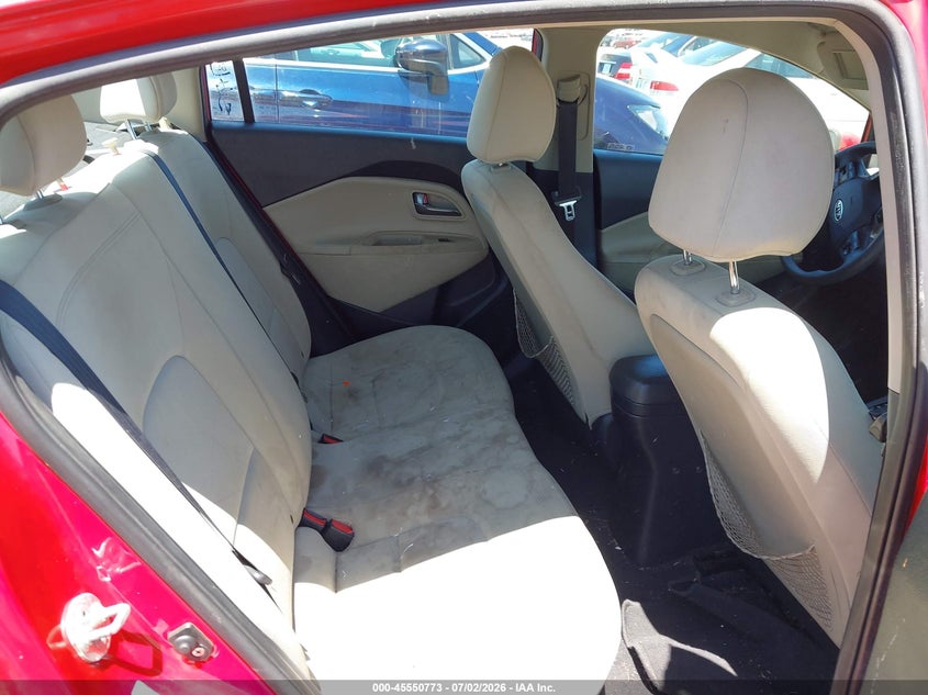 2013 Kia Rio VIN KNADN4A30D6120321 IAAI salvage auction — NORMAL WEAR, Clear - Dealer Only (California), sold $875 on 2026-07-29 (photo 8)