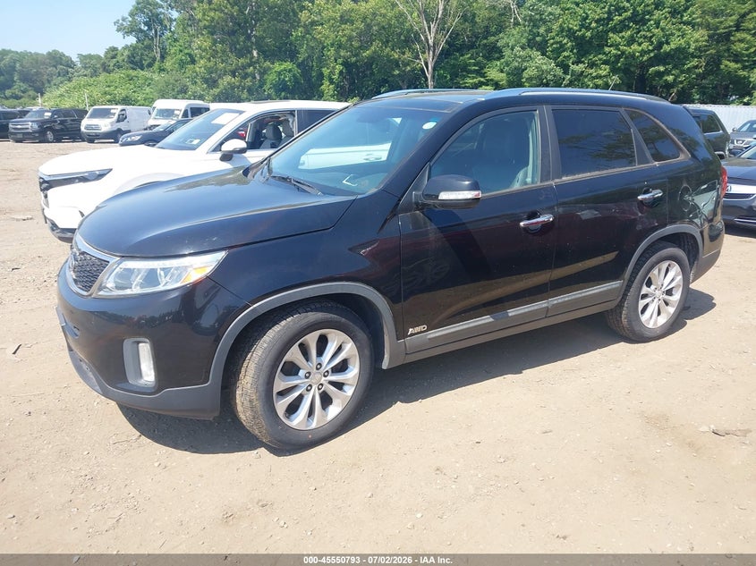 2014 Kia Sorento VIN 5XYKUDA76EG459017 IAAI salvage auction — NORMAL WEAR, Clear (New York), sold $1,300 on 2026-07-28 (photo 2)