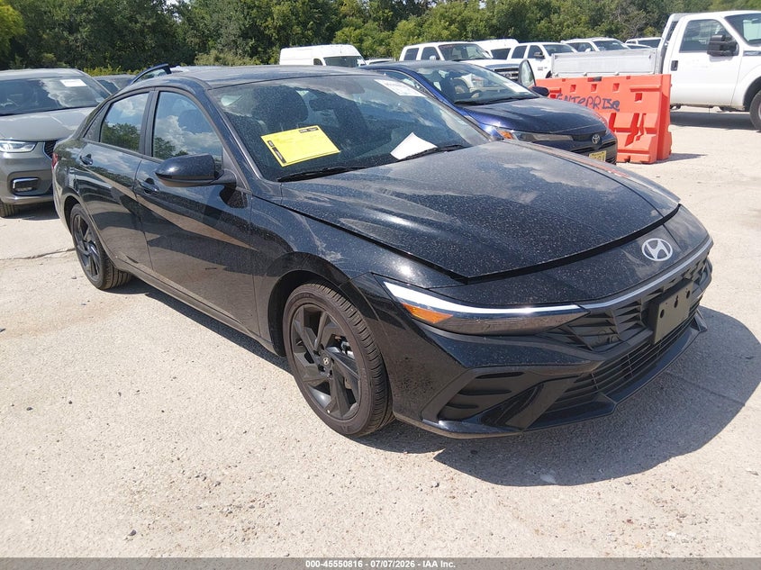 2026 Hyundai Elantra VIN KMHLM4DG2TU232494 IAAI salvage auction — REAR END, Salvage Title, sold $13,200 on 2026-07-13 (photo 1)