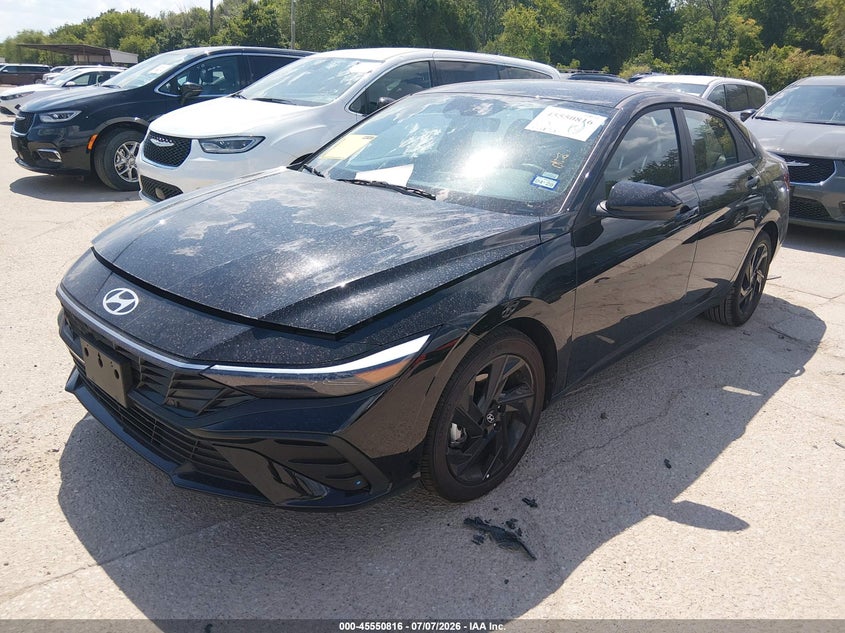 2026 Hyundai Elantra VIN KMHLM4DG2TU232494 IAAI salvage auction — REAR END, Salvage Title, sold $13,200 on 2026-07-13 (photo 2)