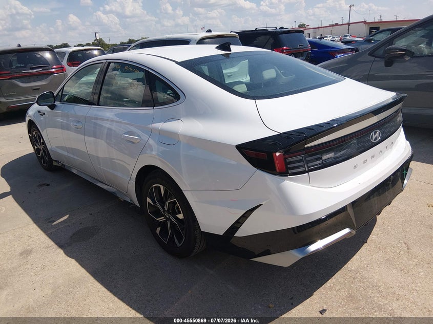 2025 Hyundai Sonata VIN KMHL64JA8SA436520 IAAI salvage auction — REAR END, Salvage Title, sold $15,750 on 2026-07-13 (photo 3)