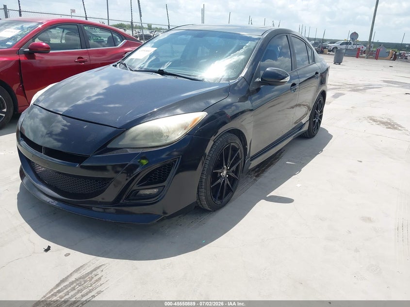 2010 Mazda 3 VIN JM1BL1S5XA1102335 IAAI salvage auction — FRONT & REAR, Original (Texas), sold $1,150 on 2026-07-28 (photo 2)