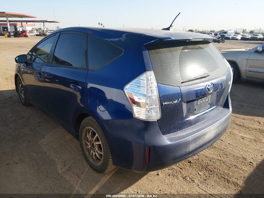 2013 Toyota Prius v VIN JTDZN3EU9D3249679 IAAI salvage auction — NORMAL WEAR, Clear-Dealer Only (Arizona), sold $650 on 2026-07-28 (photo 3)