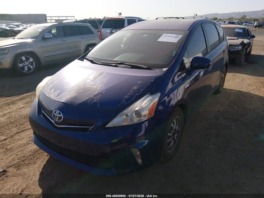2013 Toyota Prius v VIN JTDZN3EU9D3249679 IAAI salvage auction — NORMAL WEAR, Clear-Dealer Only (Arizona), sold $650 on 2026-07-28 (photo 6)