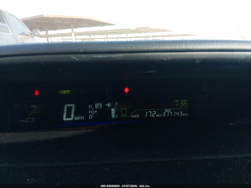 2013 Toyota Prius v VIN JTDZN3EU9D3249679 IAAI salvage auction — NORMAL WEAR, Clear-Dealer Only (Arizona), sold $650 on 2026-07-28 (photo 7)