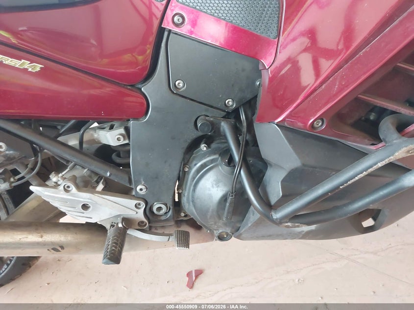 2009 Kawasaki Zg1400 VIN JKBZGNA1X9A020051 IAAI salvage auction — RIGHT SIDE, Salvage (Alabama), sold $25 on 2026-07-29 (photo 8)
