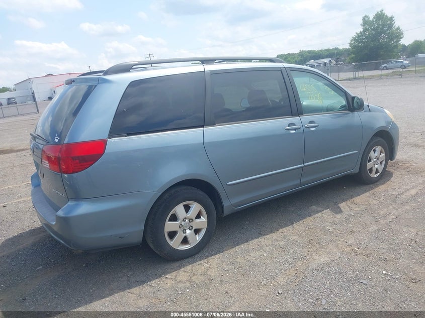 2004 Toyota Sienna VIN 5TDZA23C84S146946 IAAI salvage auction — NORMAL WEAR, Clear (Virginia), sold $525 on 2026-07-14 (photo 4)
