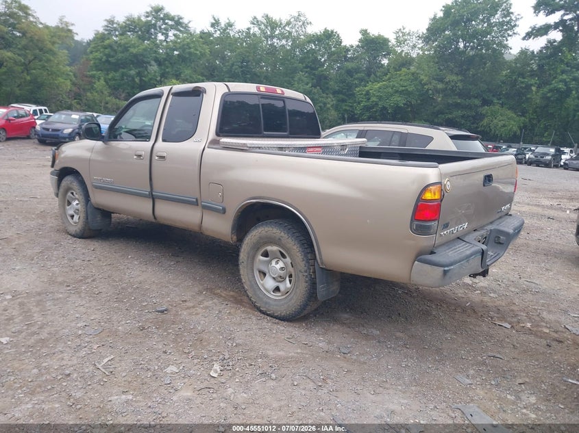 2002 Toyota Tundra VIN 5TBBT44172S296315 IAAI salvage auction — NORMAL WEAR, Clear (Pennsylvania), sold $1,325 on 2026-07-28 (photo 3)