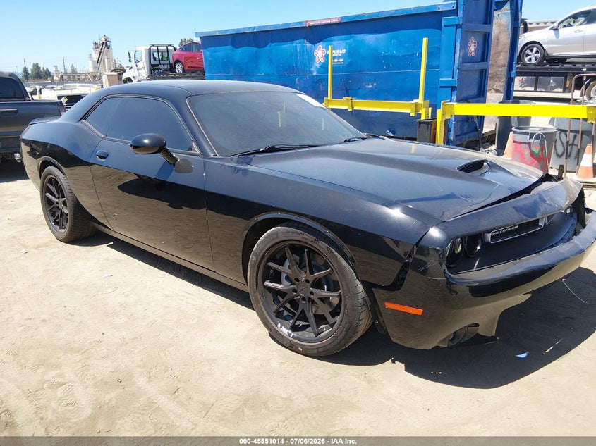 2023 Dodge Challenger VIN 2C3CDZJG0PH625865 IAAI salvage auction — LEFT FRONT, Salvage (California), sold $7,600 on 2026-07-29 (photo 1)