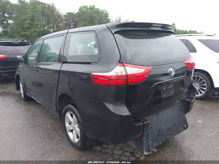 2020 Toyota Sienna VIN 5TDZZ3DC5LS032981 IAAI salvage auction — FRONT END, Clear (New York), sold $14,150 on 2026-07-21 (photo 3)