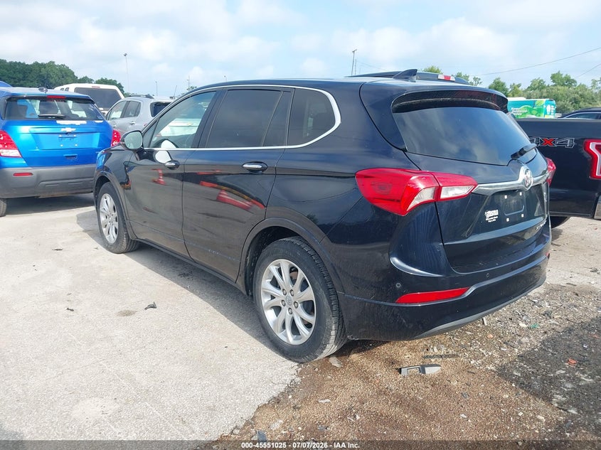 2020 Buick Envision VIN LRBFXBSAXLD083844 IAAI salvage auction — HAIL, Salvage (Ohio), sold $2,550 on 2026-07-28 (photo 3)
