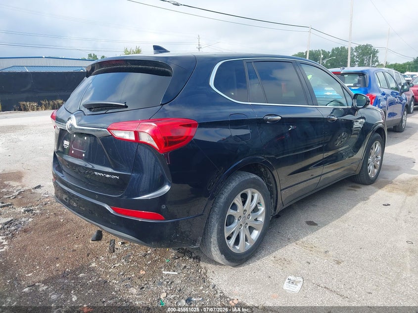 2020 Buick Envision VIN LRBFXBSAXLD083844 IAAI salvage auction — HAIL, Salvage (Ohio), sold $2,550 on 2026-07-28 (photo 4)