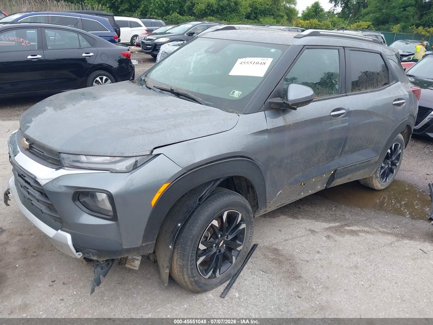 2022 Chevrolet Trailblazer VIN KL79MRSL2NB040046 IAAI salvage auction — LEFT & RIGHT, Clear (Pennsylvania), sold $1,300 on 2026-07-16 (photo 2)