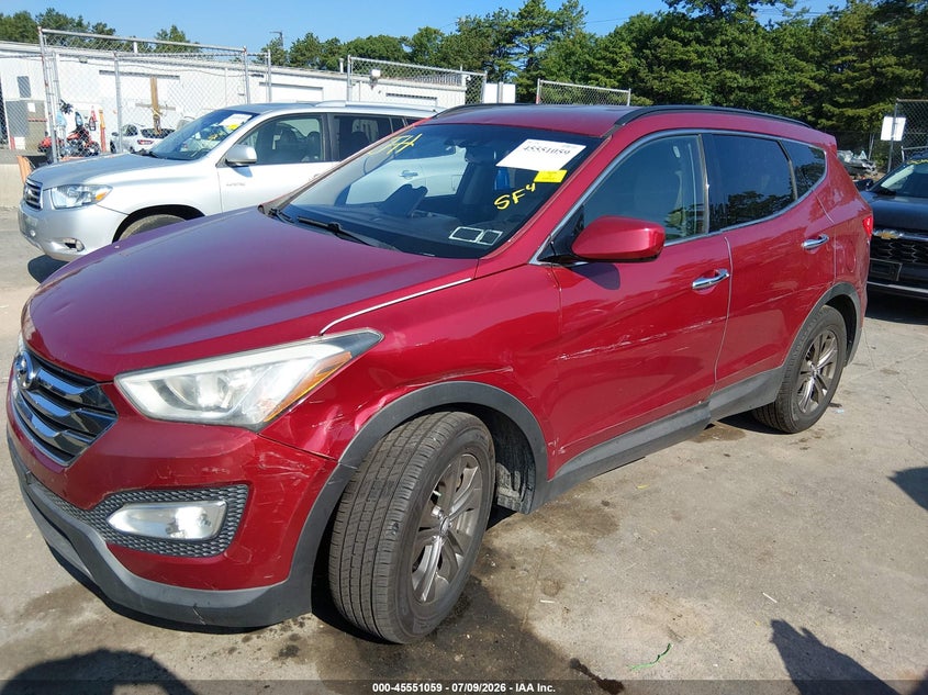 2013 Hyundai Santa fe VIN 5XYZU3LB5DG008055 IAAI salvage auction — SIDE, Salvage (Florida), sold $925 on 2026-07-26 (photo 2)