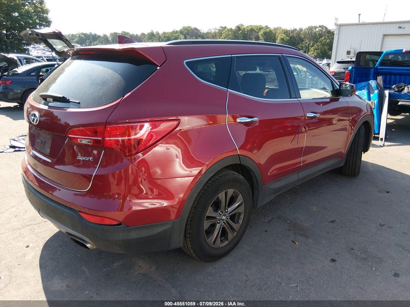 2013 Hyundai Santa fe VIN 5XYZU3LB5DG008055 IAAI salvage auction — SIDE, Salvage (Florida), sold $925 on 2026-07-26 (photo 4)