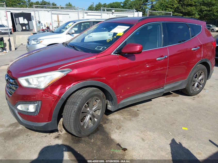 2013 Hyundai Santa fe VIN 5XYZU3LB5DG008055 IAAI salvage auction — SIDE, Salvage (Florida), sold $925 on 2026-07-26 (photo 6)