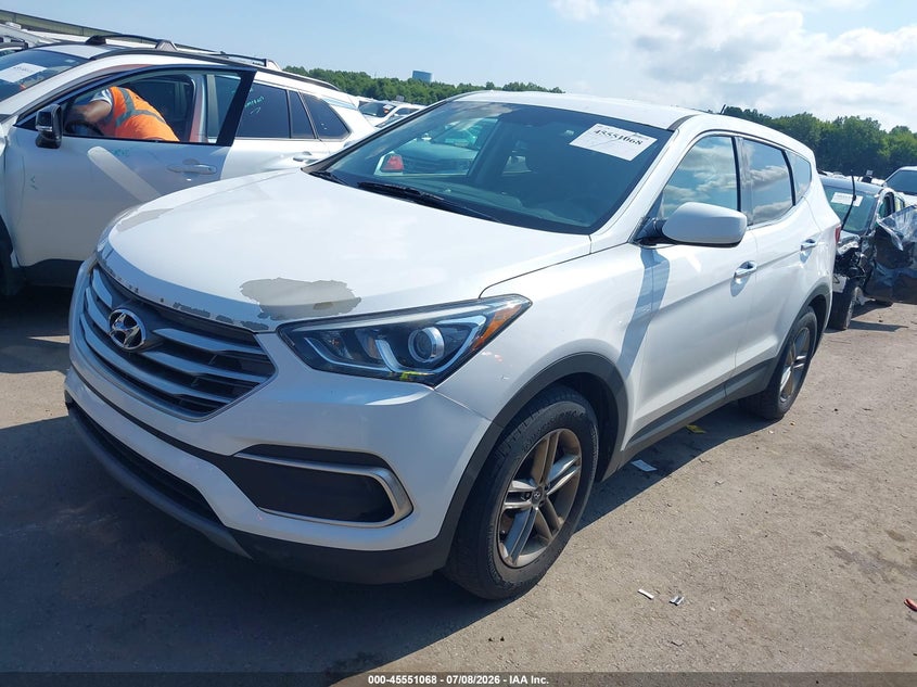 2018 Hyundai Santa fe VIN 5NMZTDLB5JH095627 IAAI salvage auction — FRONT END, Salvage (Ohio), sold $1,950 on 2026-07-29 (photo 2)