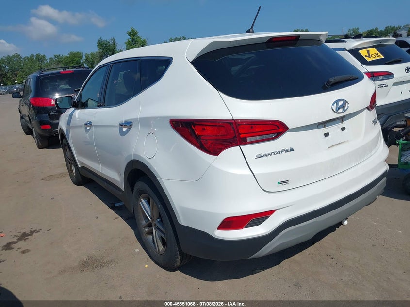2018 Hyundai Santa fe VIN 5NMZTDLB5JH095627 IAAI salvage auction — FRONT END, Salvage (Ohio), sold $1,950 on 2026-07-29 (photo 3)