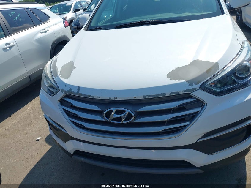 2018 Hyundai Santa fe VIN 5NMZTDLB5JH095627 IAAI salvage auction — FRONT END, Salvage (Ohio), sold $1,950 on 2026-07-29 (photo 6)
