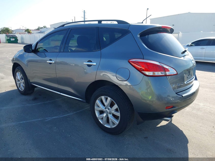 2014 Nissan Murano VIN JN8AZ1MUXEW420998 IAAI salvage auction — FRONT END, Rebuildable (Florida), sold $25 on 2026-07-20 (photo 3)