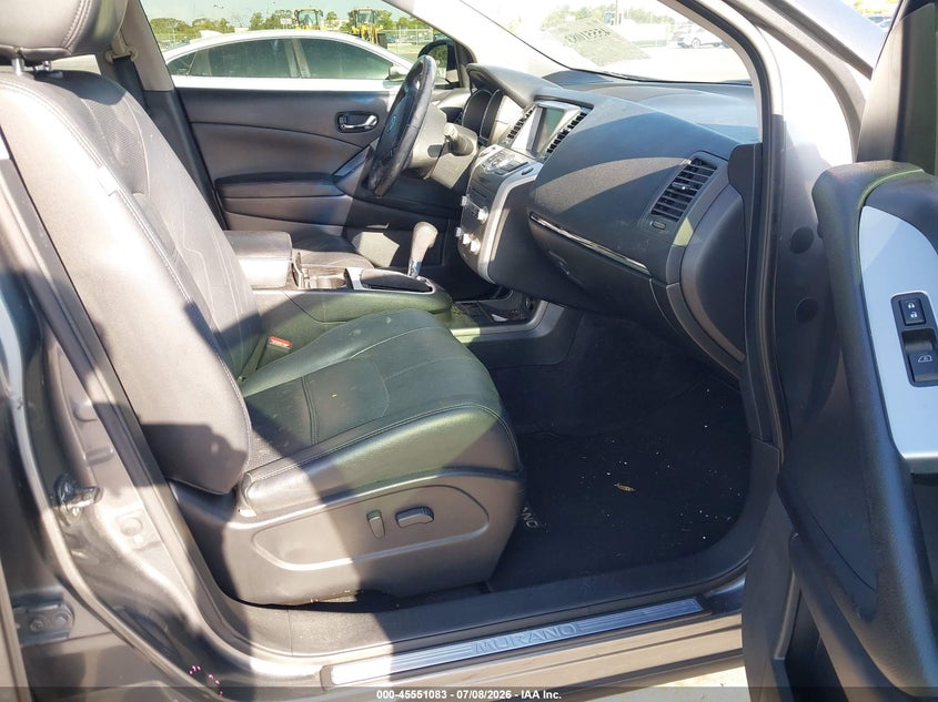 2014 Nissan Murano VIN JN8AZ1MUXEW420998 IAAI salvage auction — FRONT END, Rebuildable (Florida), sold $25 on 2026-07-20 (photo 5)