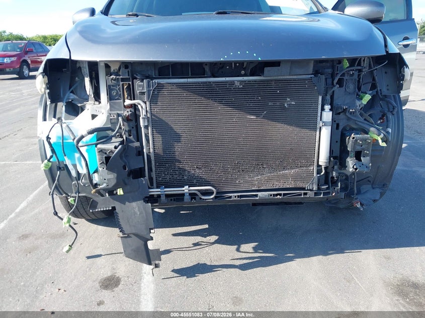 2014 Nissan Murano VIN JN8AZ1MUXEW420998 IAAI salvage auction — FRONT END, Rebuildable (Florida), sold $25 on 2026-07-20 (photo 6)