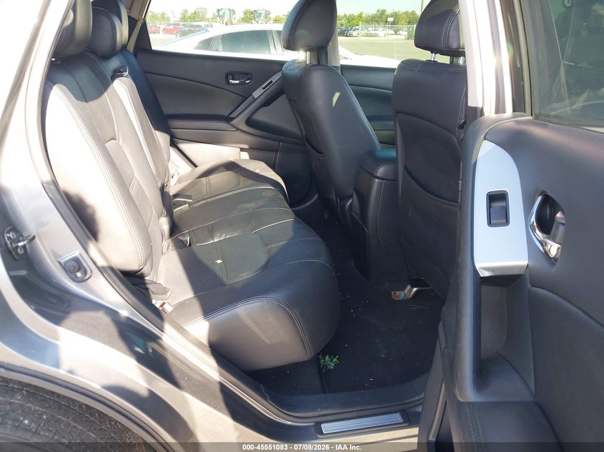 2014 Nissan Murano VIN JN8AZ1MUXEW420998 IAAI salvage auction — FRONT END, Rebuildable (Florida), sold $25 on 2026-07-20 (photo 8)