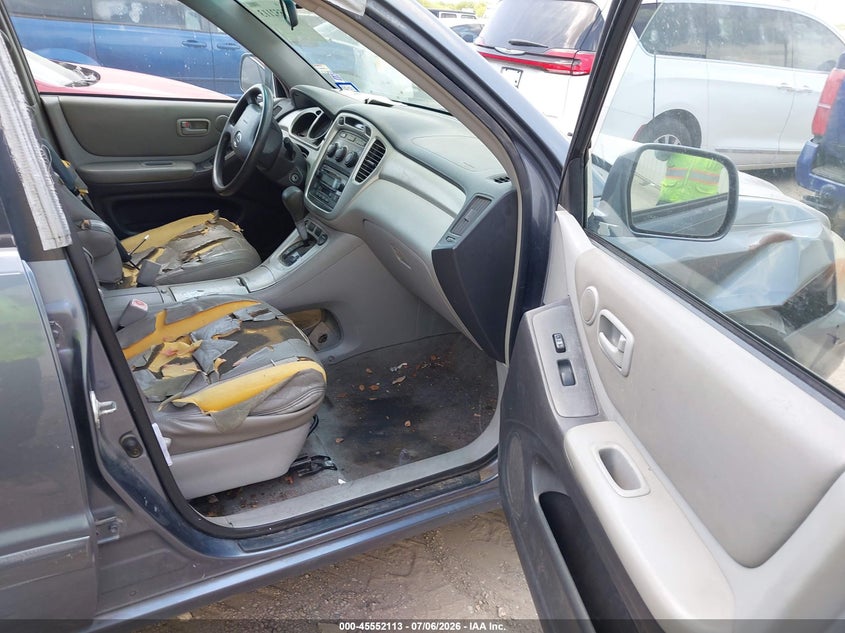 2005 Toyota Highlander VIN JTEGD21A850117446 IAAI salvage auction — NORMAL WEAR, Original (Texas), sold $500 on 2026-07-20 (photo 5)