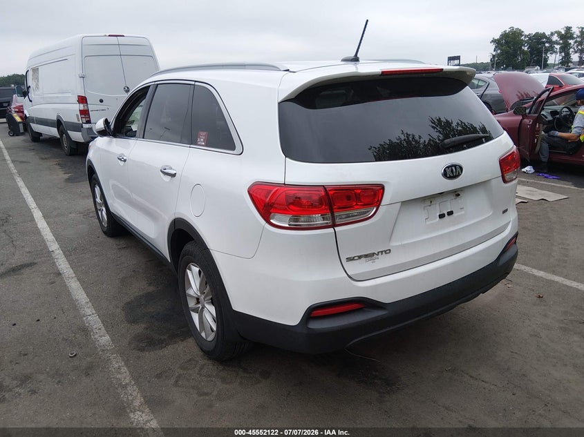 2016 Kia Sorento VIN 5XYPG4A32GG126410 IAAI salvage auction — NORMAL WEAR, Clear (New Jersey), sold $1,750 on 2026-07-20 (photo 3)