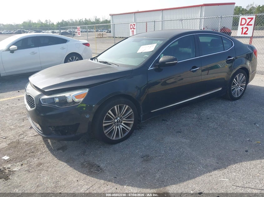 2016 Kia Cadenza VIN KNALN4D73G5221454 IAAI salvage auction — NORMAL WEAR, Clear (Florida), sold $900 on 2026-07-20 (photo 2)