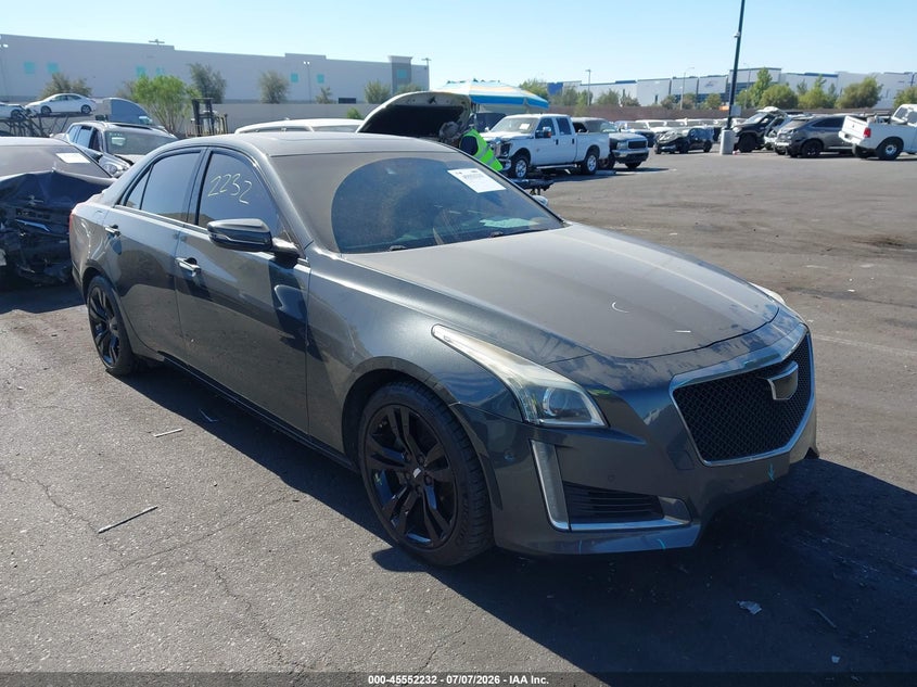 2015 Cadillac Cts VIN 1G6AV5S80F0132466 IAAI salvage auction — FRONT END, Salvage Certificate (California), sold $1,200 on 2026-07-31 (photo 1)