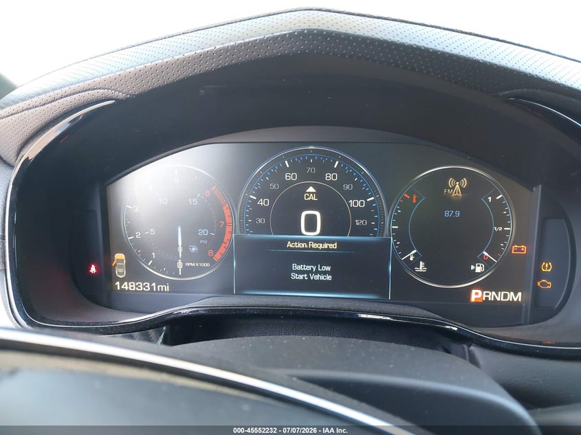 2015 Cadillac Cts VIN 1G6AV5S80F0132466 IAAI salvage auction — FRONT END, Salvage Certificate (California), sold $1,200 on 2026-07-31 (photo 7)