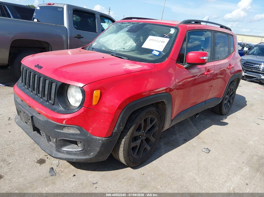 2017 Jeep Renegade VIN ZACCJABBXHPF01949 IAAI salvage auction — RIGHT FRONT, Salvage (Texas), sold $1,125 on 2026-08-05 (photo 2)