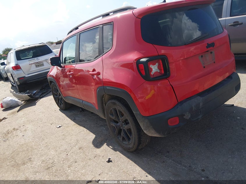2017 Jeep Renegade VIN ZACCJABBXHPF01949 IAAI salvage auction — RIGHT FRONT, Salvage (Texas), sold $1,125 on 2026-08-05 (photo 3)