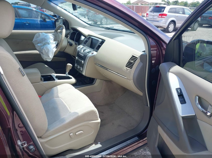2013 Nissan Murano VIN JN8AZ1MW5DW312286 IAAI salvage auction — LEFT FRONT, Salvage Title, sold $425 on 2026-07-30 (photo 5)