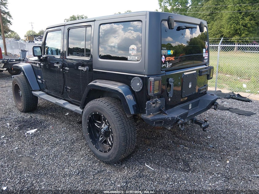 2011 Jeep Wrangler / VIN 1J4HA5H18BL620214 IAAI salvage auction — REAR END, Clear (South Carolina), sold $3,150 on 2026-07-31 (photo 3)