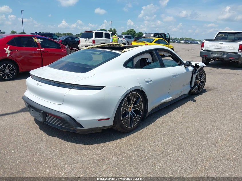 2024 Porsche Taycan VIN WP0AA2Y19RSA11304 IAAI salvage auction — ALL OVER, Salvage (Iowa), sold $5,800 on 2026-07-29 (photo 4)