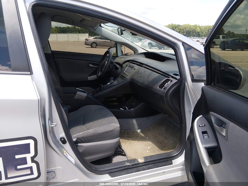 2012 Toyota Prius VIN JTDKN3DU7C1527993 IAAI salvage auction — LEFT REAR, Salvage (Indiana), sold $325 on 2026-07-30 (photo 5)