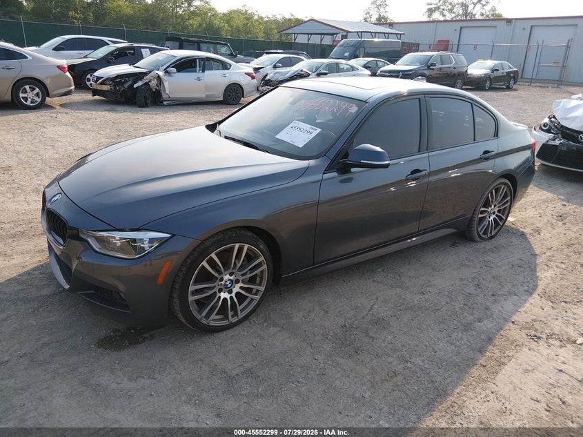 2016 BMW 3er VIN WBA8B7G50GNT14779 IAAI salvage auction — SIDE, Salvage (Idaho), sold $7,300 on 2026-08-17 (photo 2)
