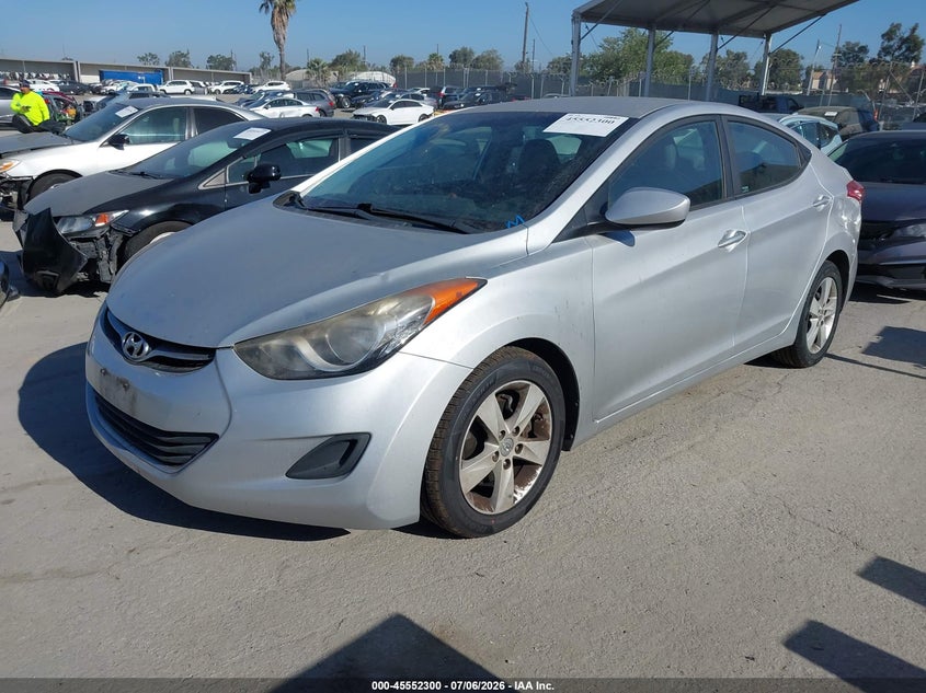2011 Hyundai Elantra VIN KMHDH4AE9BU152670 IAAI salvage auction — THEFT, Salvage (California), sold $375 on 2026-07-29 (photo 2)