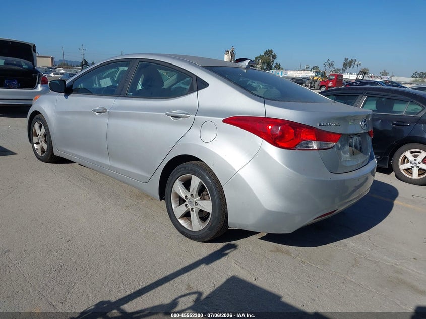 2011 Hyundai Elantra VIN KMHDH4AE9BU152670 IAAI salvage auction — THEFT, Salvage (California), sold $375 on 2026-07-29 (photo 3)