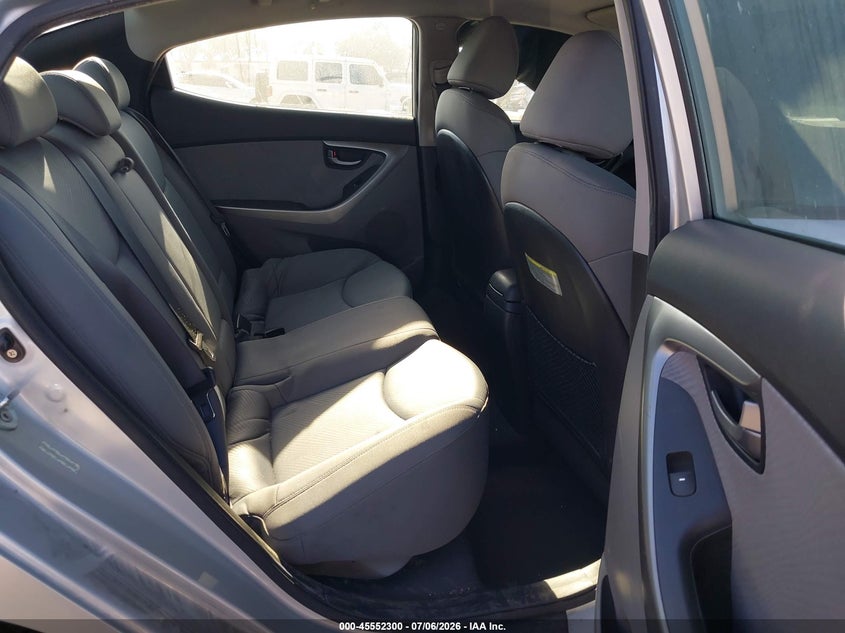 2011 Hyundai Elantra VIN KMHDH4AE9BU152670 IAAI salvage auction — THEFT, Salvage (California), sold $375 on 2026-07-29 (photo 8)