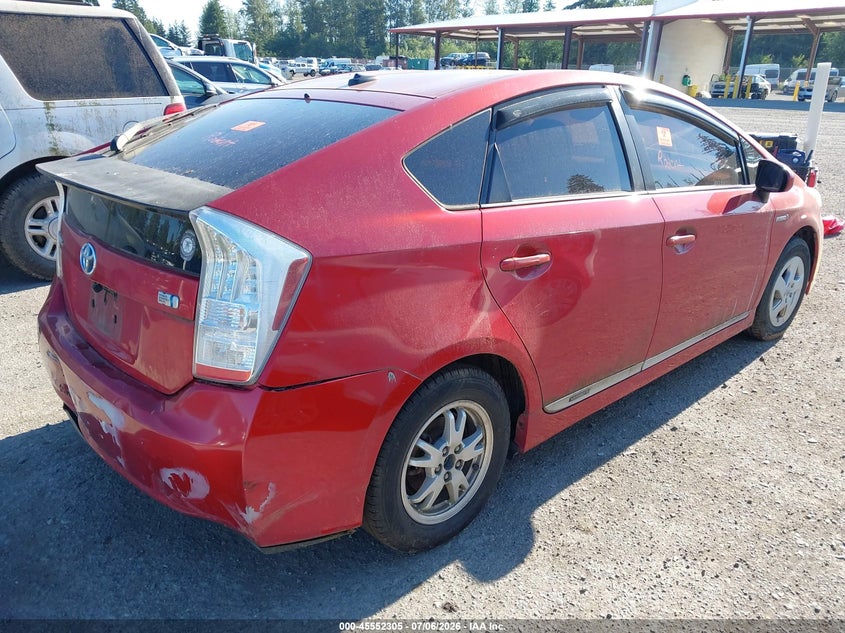 2010 Toyota Prius VIN JTDKN3DUXA0181019 IAAI salvage auction — NORMAL WEAR, Clear (Washington), sold $550 on 2026-07-22 (photo 4)